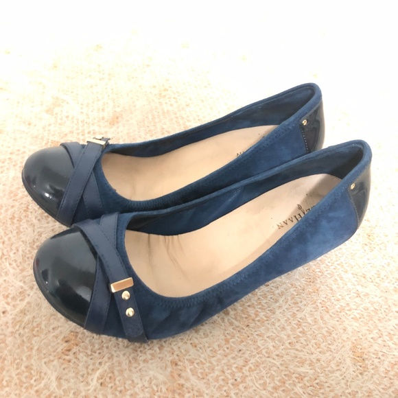 cole haan navy wedge